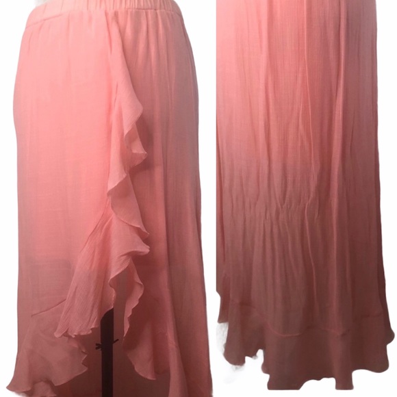 Just Be Ruffled Maxi Skirt - Picture 2 of 11